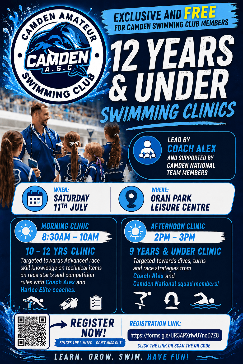 U12 Coaching Clinics
