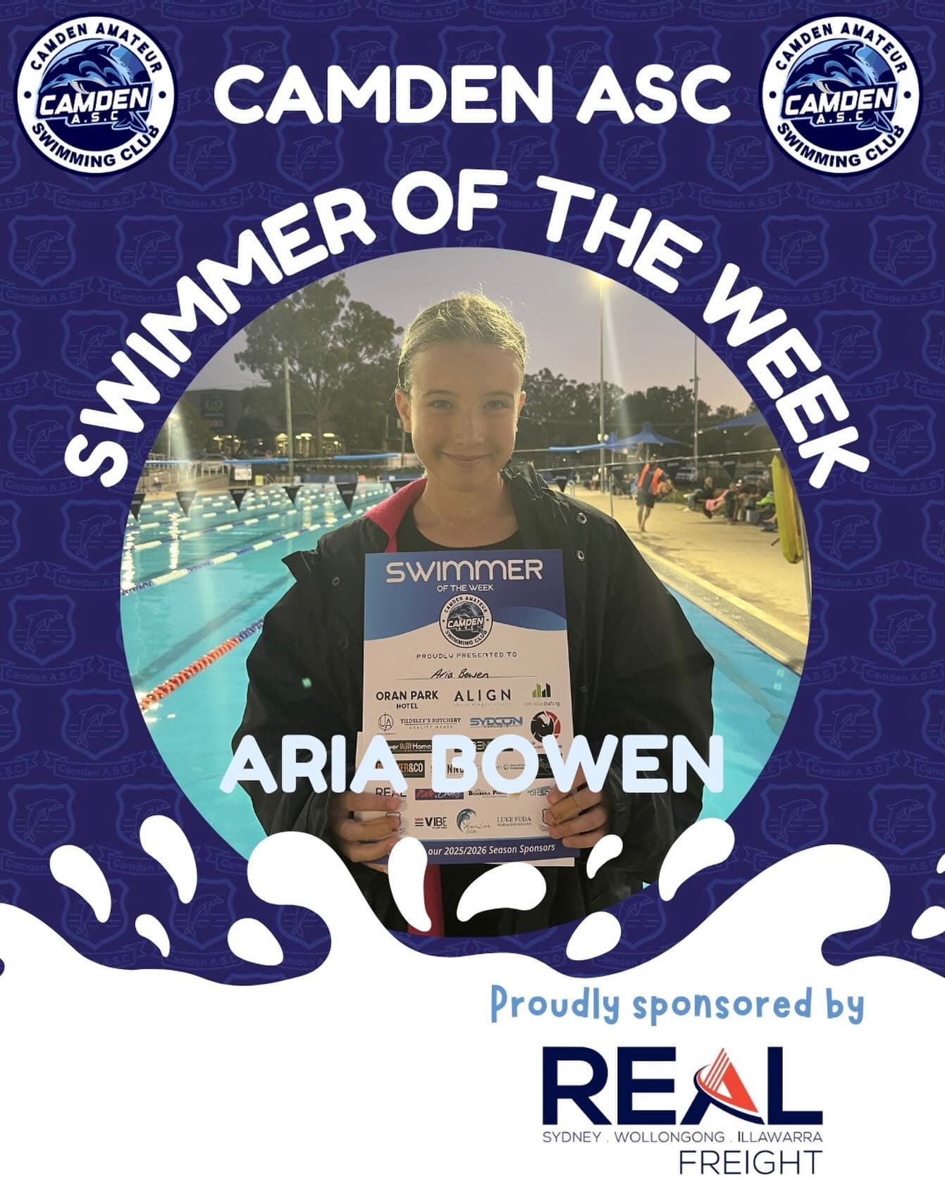 WEEK 15 SWIMMER OF THE WEEK