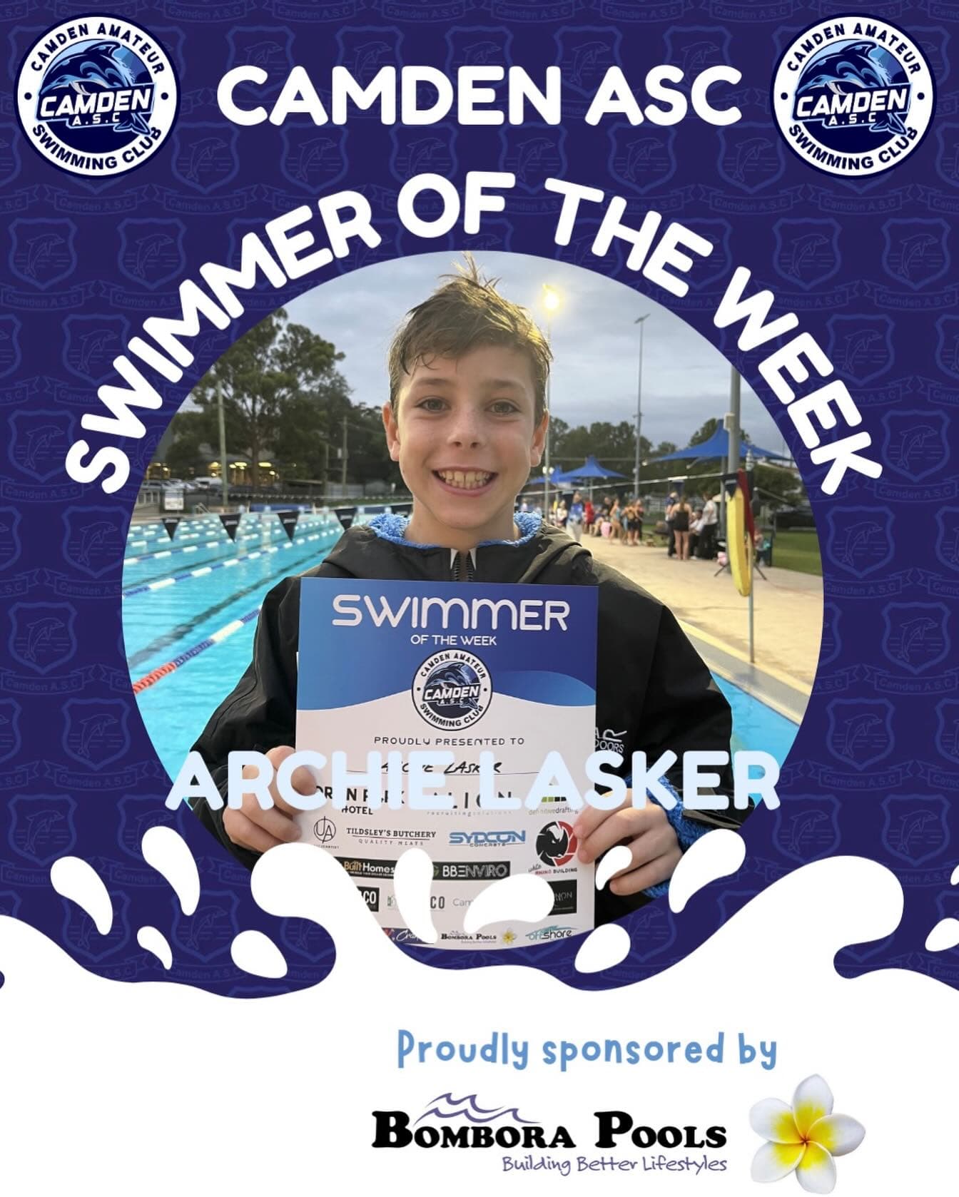 WEEK 16 SWIMMER OF THE WEEK