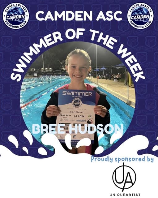 WEEK 18 SWIMMER OF THE WEEK