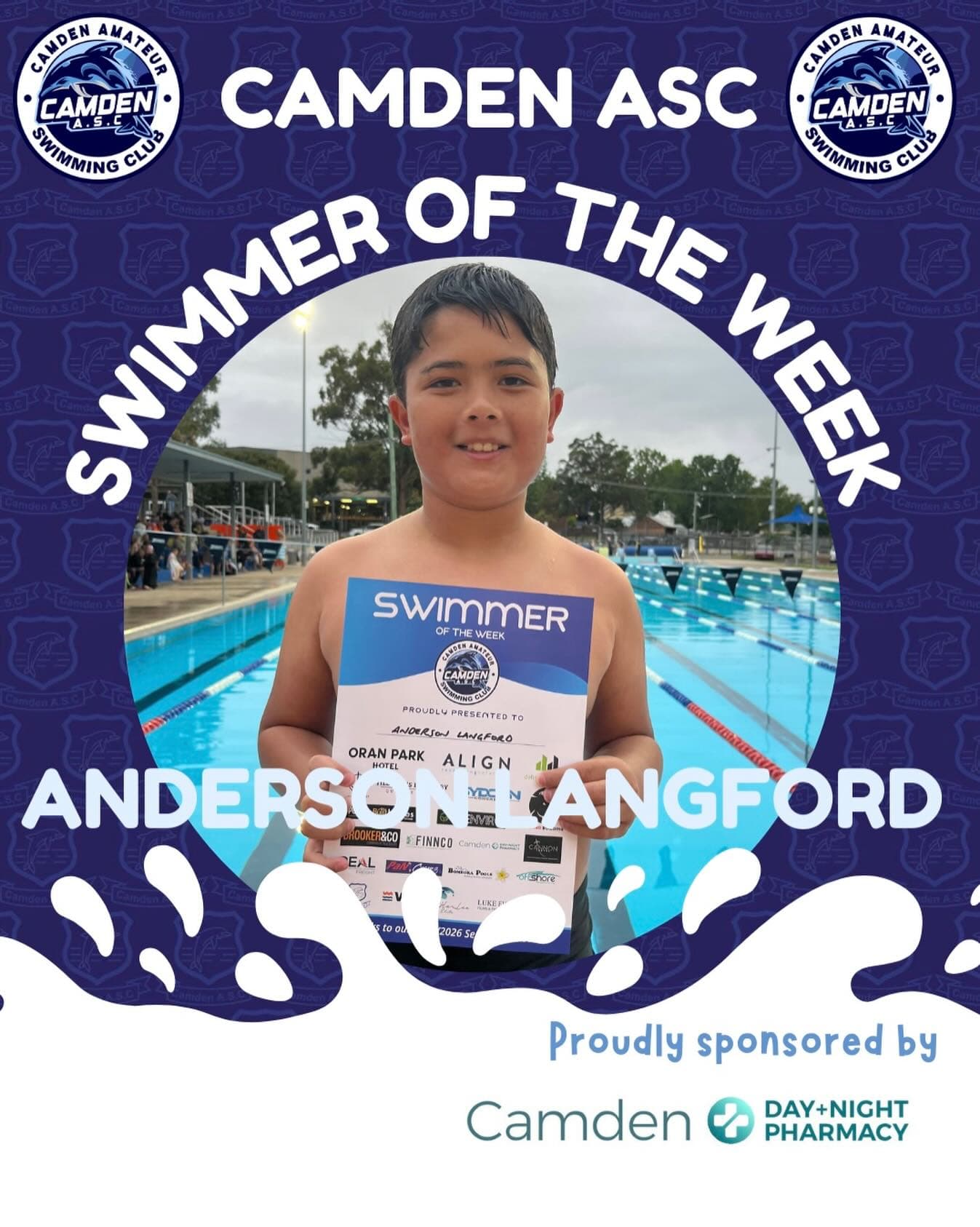 WEEK 11 SWIMMER OF THE WEEK